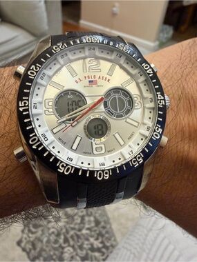 U.S. Polo Assn. Sport Men's US9284 Analog-Digital Chronograph Watch